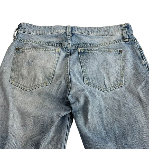 Pilcro and the letterpress Hyphen Bermuda Jean Shorts Size 26 - Picture 3 of 8